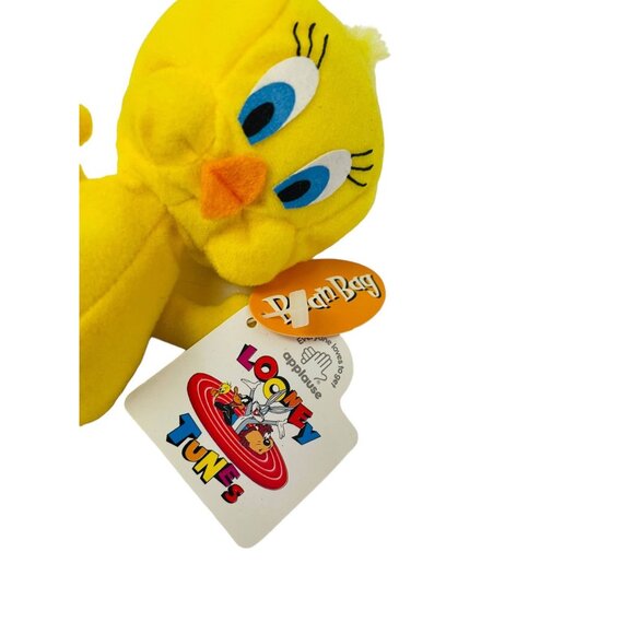Looney Tunes Tweety Suction Cup Plush Bean Bag Yellow Orange 8in - Picture 12 of 15